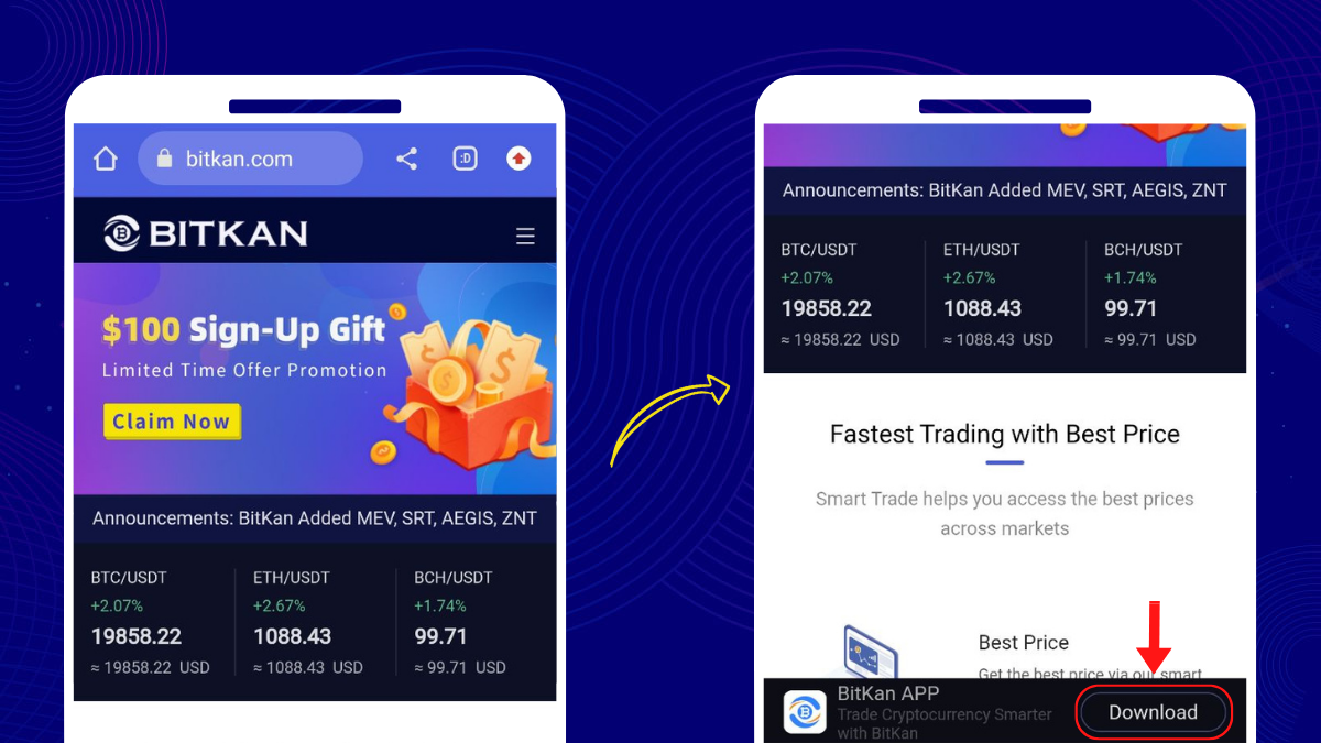 How To Install and Sign Up For a BitKan Account (APP)?