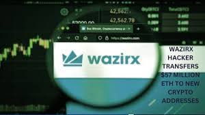 WazirX 해커, 5700만 달러 ETH를 새로운 지갑에 통합