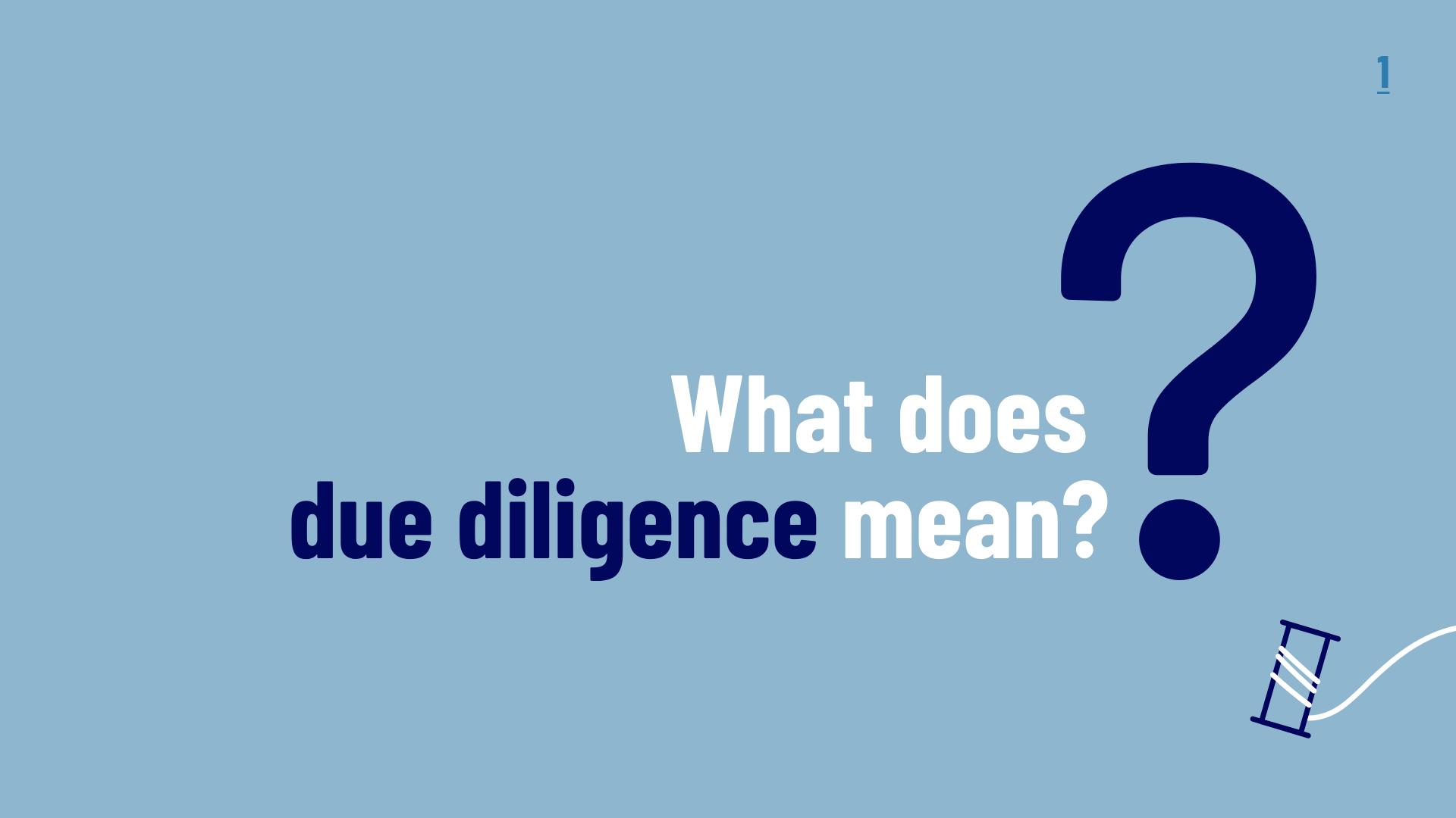 What Does Due Diligence Mean and Why Is It Important?