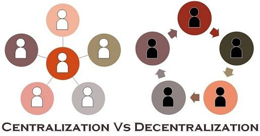 중앙집중화 대 탈중앙화: 그들 사이의 주요 차이점
